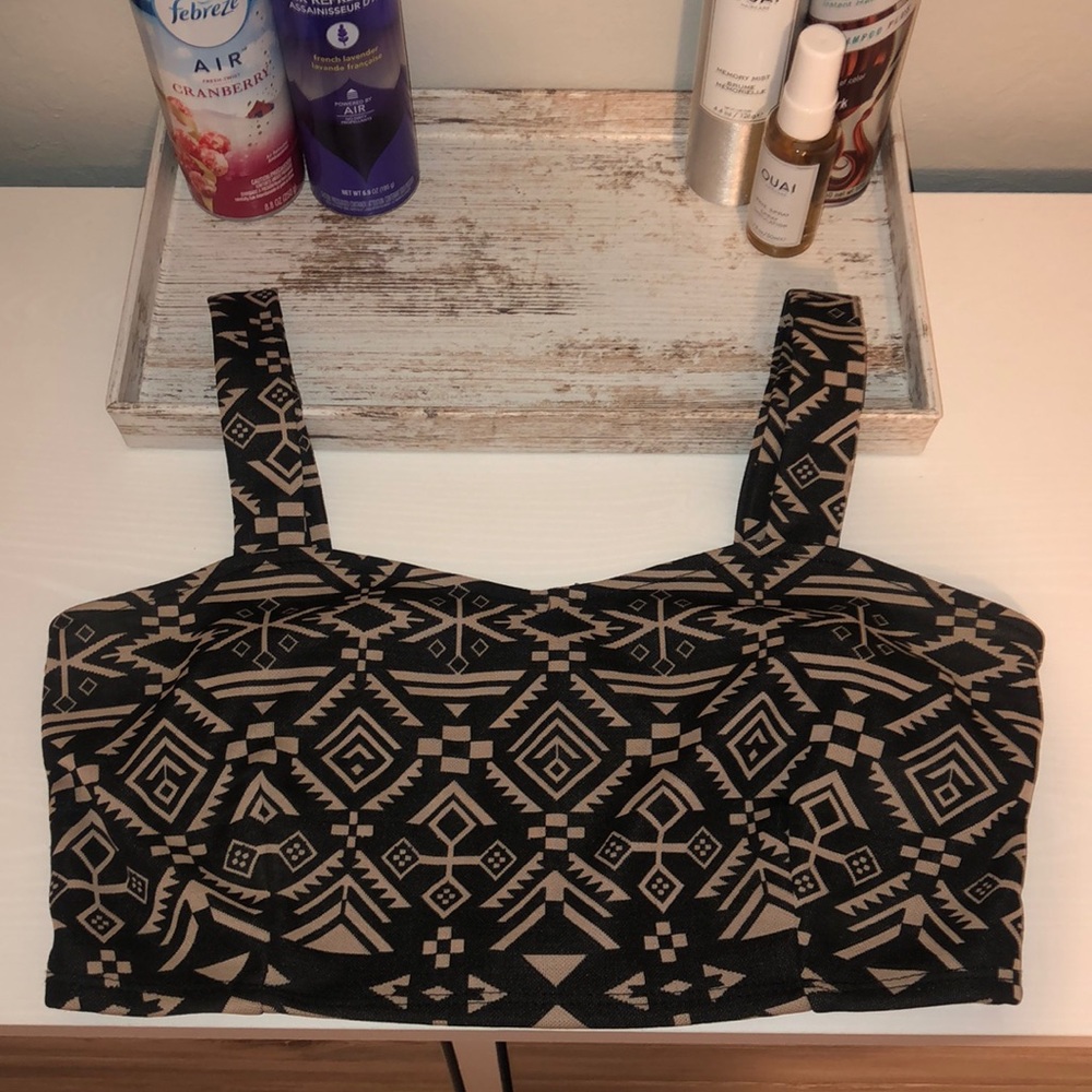 Tribal print bandeau